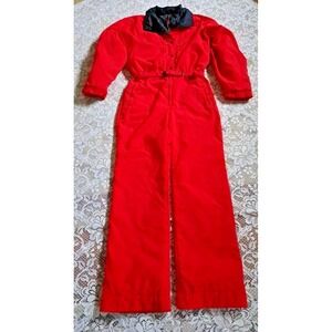 Robbe Skiwear Ladies Patrice 12 Red/Black One Piece Thinsulate Lining USA Made